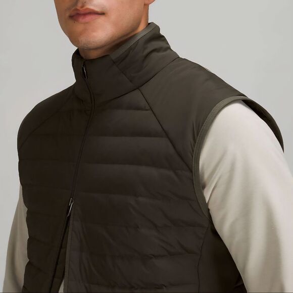 Lululemon | Down for It All Vest PrimaLoft Quilted 700 Goose Down Dark Olive XXL - Picture 3 of 13